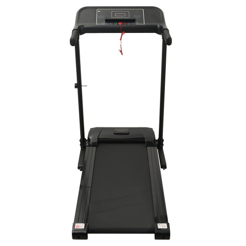 Electric Foldable Treadmill LCD Screen Steel Frame Portable Design
