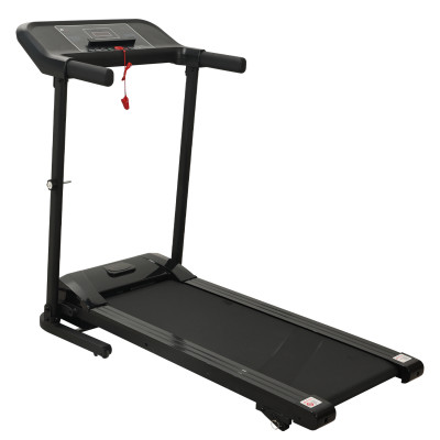 Electric Foldable Treadmill LCD Screen Steel Frame Portable Design