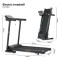 Good Quality Home Use Foldable Electric Treadmill with LCD Screen and 1.5HP Motor