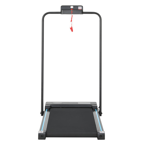 Portable Mini Desk Treadmill Electric Silver Quiet Walking Pad with Remote Control