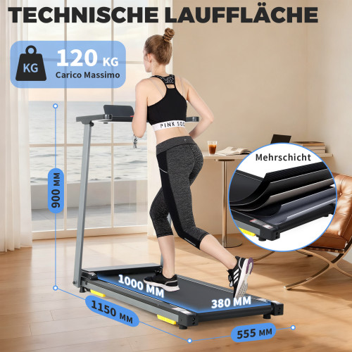 Wholesale Compact Foldable Portable Eco-Friendly Home Electric Treadmill