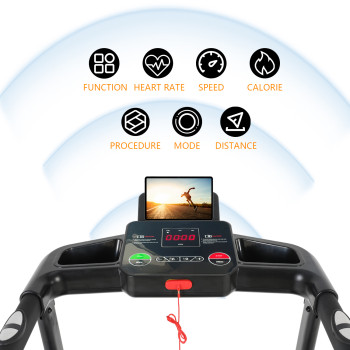 Home Use 1.5HP DC Treadmill Rated Power for Efficient Workouts