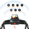 Home Use 1.5HP DC Treadmill Rated Power for Efficient Workouts