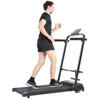 Folding Electric Treadmill for Home Office Use with LED Screen