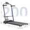 Folding Electric Treadmill for Home Office Use with LED Screen