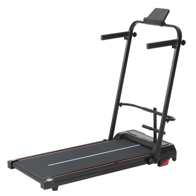Foldable Electric Treadmill for Home Cardio Exercise Steel Frame LED Display