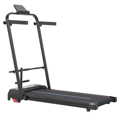 Foldable Electric Treadmill for Home Cardio Exercise Steel Frame LED Display
