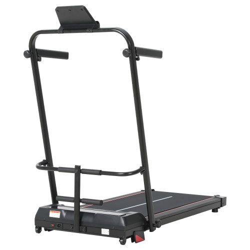 Foldable Electric Treadmill for Home Cardio Exercise Steel Frame LED Display