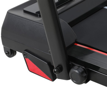 Foldable Electric Treadmill for Home Cardio Exercise Steel Frame LED Display