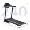 Professional Fitness Equipment Electric Foldable Portable Home Treadmill Manual Incline