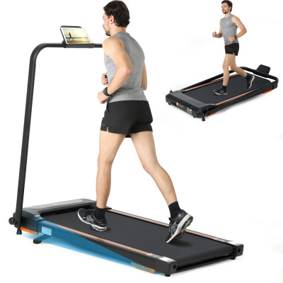 Home Fitness Folded Fitness Treadmill with LED Display for Body Building and Calorie Tracking