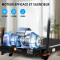 Home Fitness Folded Fitness Treadmill with LED Display for Body Building and Calorie Tracking