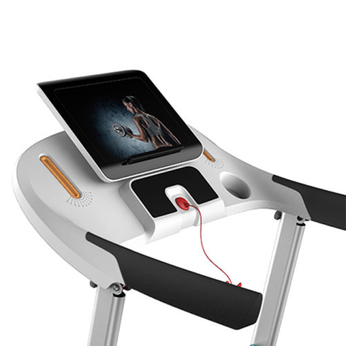 Folding Electric Treadmill for Home Use LCD Screen Running Machine With Handheld Heart Rate Test