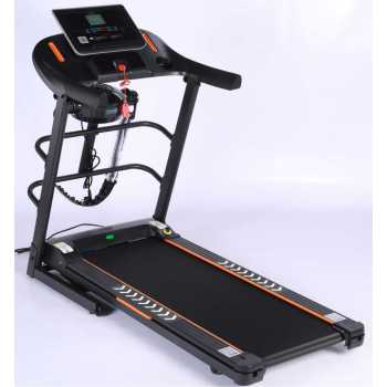 Electric Foldable Portable Exercise Treadmill with Manual Incline and 120kg Capacity