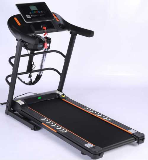 Electric Foldable Portable Exercise Treadmill with Manual Incline and 120kg Capacity