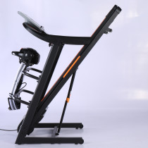 Electric Foldable Portable Exercise Treadmill with Manual Incline and 120kg Capacity