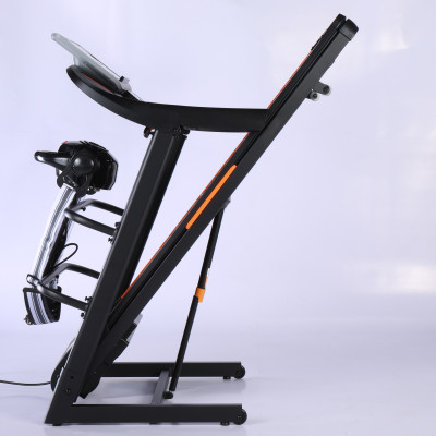 Electric Foldable Portable Exercise Treadmill with Manual Incline and 120kg Capacity