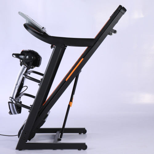 Electric Foldable Portable Exercise Treadmill with Manual Incline and 120kg Capacity