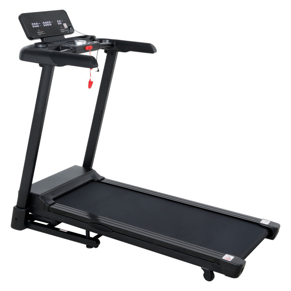 Foldable Portable Electric Treadmill with LCD Screen 120kg Capacity for Body Building Running