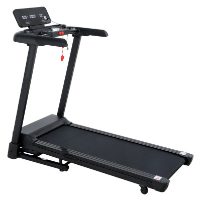 Foldable Portable Electric Treadmill with LCD Screen 120kg Capacity for Body Building Running