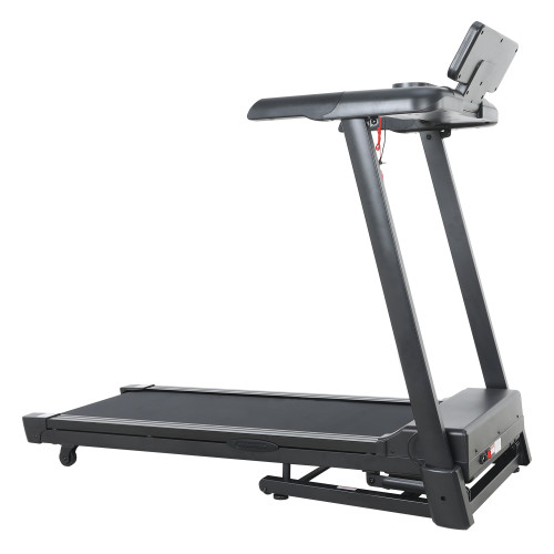 Foldable Portable Electric Treadmill with LCD Screen 120kg Capacity for Body Building Running