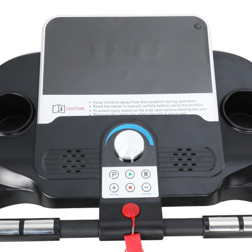 Electric Foldable Portable Treadmill with LED Screen Home Use Motorized Exercise Machine