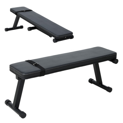 Dumbbell Flat Steel Bench Weight Lifting Foldable Adjustable Portable Bench