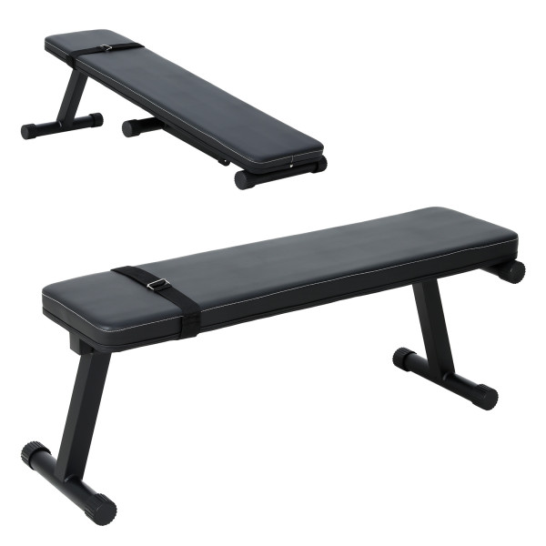 Dumbbell Flat Steel Bench Weight Lifting Foldable Adjustable Portable Bench