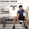 Dumbbell Flat Steel Bench Weight Lifting Foldable Adjustable Portable Bench
