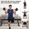Dumbbell Flat Steel Bench Weight Lifting Foldable Adjustable Portable Bench