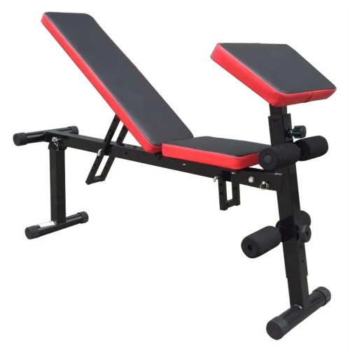Home Gym Adjustable Steel Foldable Bench for Multi-Function Total Body Workout Training