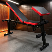 Home Gym Adjustable Steel Foldable Bench for Multi-Function Total Body Workout Training