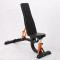 Portable Metal Adjustable Weight Bench for Fitness Strength Cardio Exercise