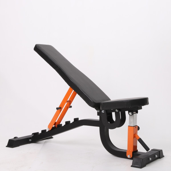 Portable Metal Adjustable Weight Bench for Fitness Strength Cardio Exercise