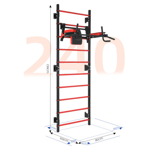Core Muscle Training Bodybuilding Fitness Swedish Ladder Suspension Trainer Balance Bar