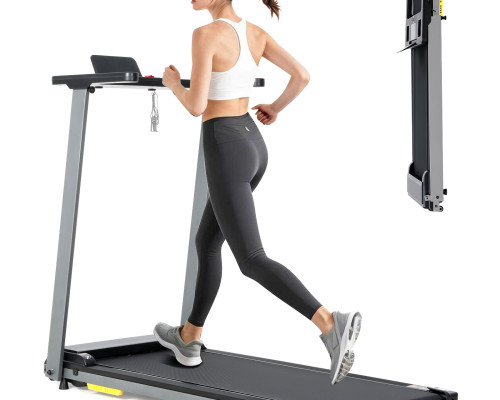 Compact Foldable Running Machine with LED Screen & 750W Motor | Home Fitness Guide