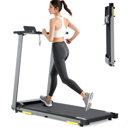 Compact Foldable Running Machine with LED Screen & 750W Motor | Home Fitness Guide