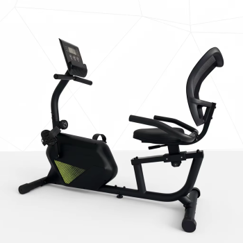 Recumbent Horizontal Indoor Home Exercise Bike LCD Display