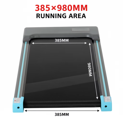 Portable Electric Treadmill with 2.0HP Motor 1-6km/h Speed Home Use Walking Pad Under-Desk Running Machine LED Screen
