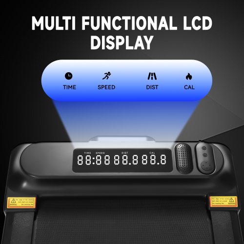 Electric Foldable LCD Screen Mini Walking Pad Home Gym Treadmill