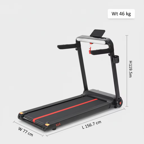 High Performance Foldable Electric Treadmill Workout Running Machine DC 2.0HP