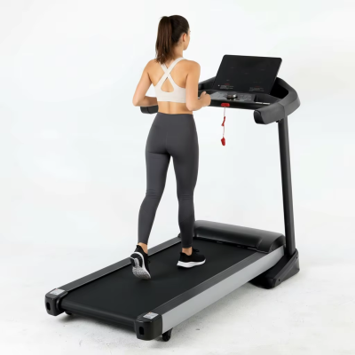 High Quality Portable Foldable Electric LCD Screen Motorized Auto Incline Steel Treadmill