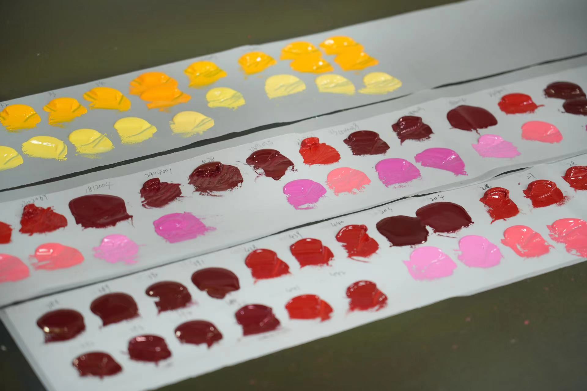 pasta de color pigmento