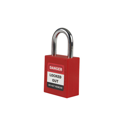 25mm Steel Shackle Red Color Safety Padlock| Safety Lockout Padlock Wholesale|Lita Lock Manufacturing