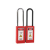 Industrial 76mm Steel Shackle Plus Body Safety Padlock| OEM industrial lockout safety padlocks
