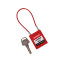 175 mm Cable Shackle With Insulation Coated Safety Padlock | Custom Cable Shackle Safety Padlocks