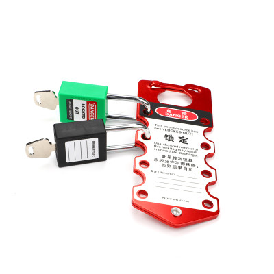 Loto Safety Labeled Aluminum Hasp Lockout | China Safety Lock Hasps Manufacturer
