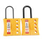 Yellow Plastic Lockout Hasp Shackle Dia. 6mm For MCCB | China Lockout Lagout Haps Factory