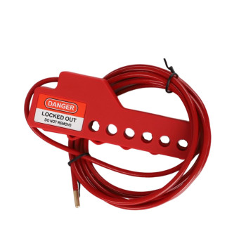 Adjustable Cable Lockout Cable Dia.3.8mm Length 2 Meters|China Steel Cable Lockout Manufacturer| Lita Lock OEM ODM Manufacturing