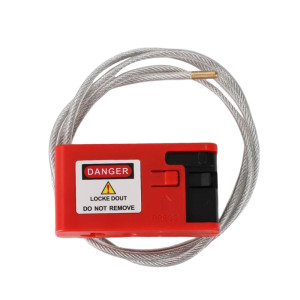 Cable de bloqueo de cable profesional Dia.4mm Longitud 1 metro| Dispositivo de bloqueo de cable universal OEM con candado